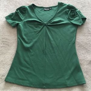 Voodoo Vixen green t-shirt-SizeXL/10 USA